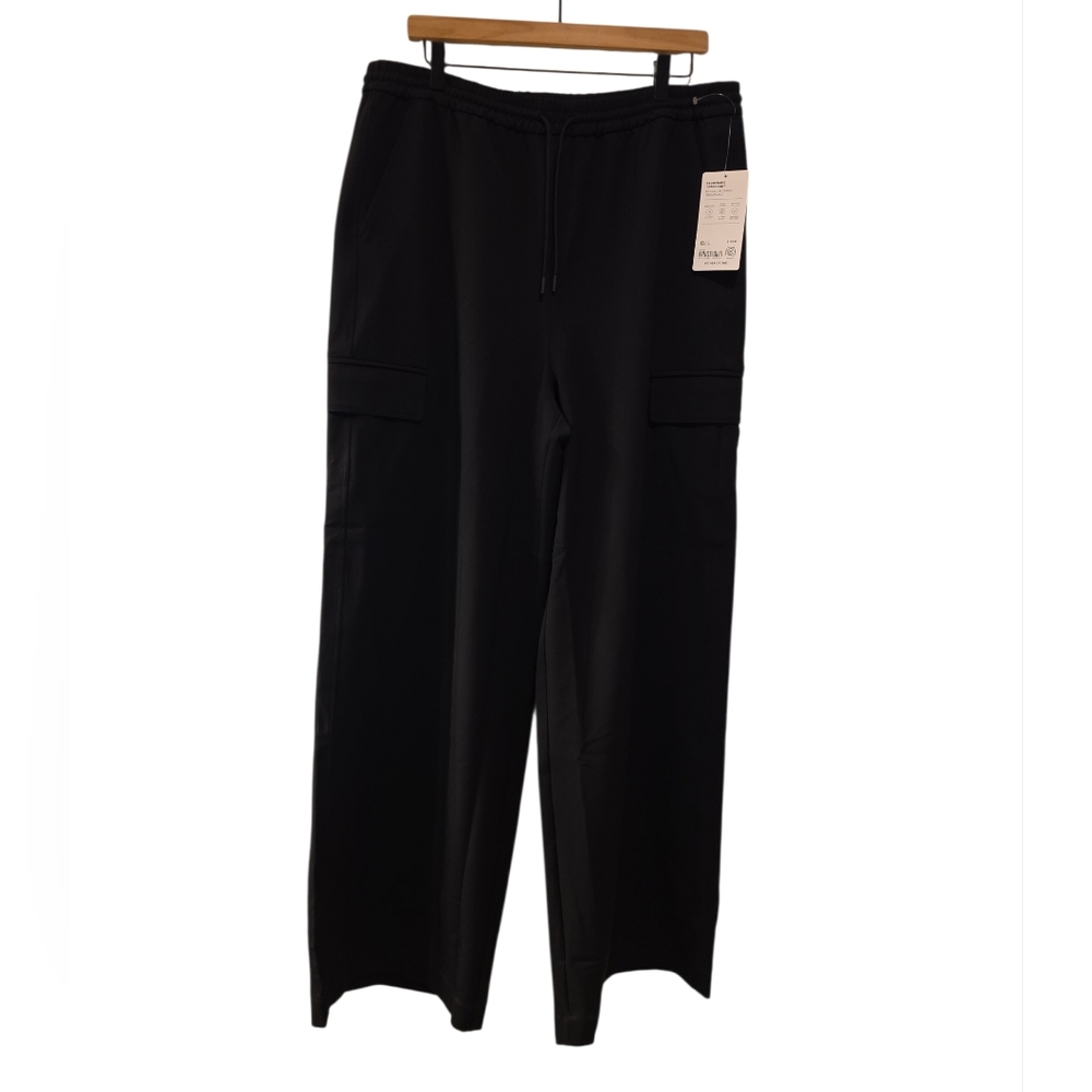 Athleta, NWT, Promenade Cargo Pants, Black, Drawstring Tie, Women's Sz L/T, L- 4